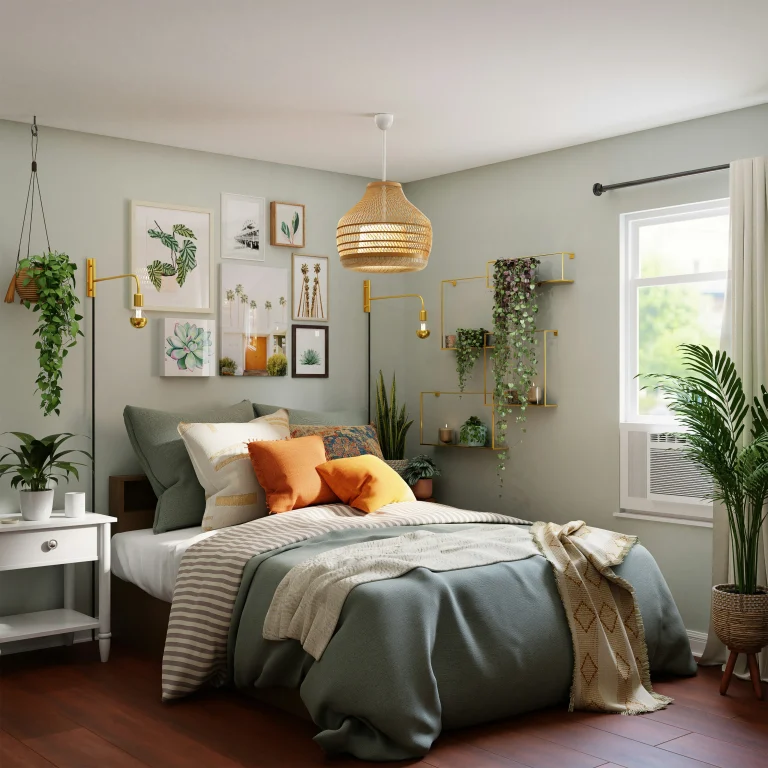 Modern bedroom renovation with stylish interior design and upgraded finishes