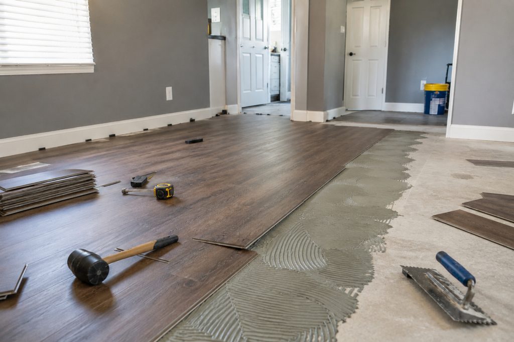 Professional flooring installation contractor providing high-quality residential flooring services in Cary, NC.