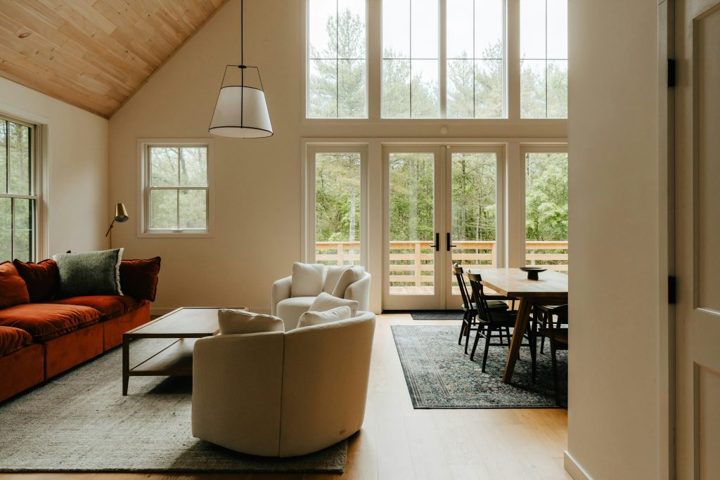 Beautifully painted modern home interior completed by SkyRise Remodeling in Cary, NC.